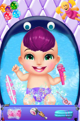 Rocker Mommy's Fantasy Tour——Beauty Dress Up And Makeup/Lovely Infant Care screenshot 3
