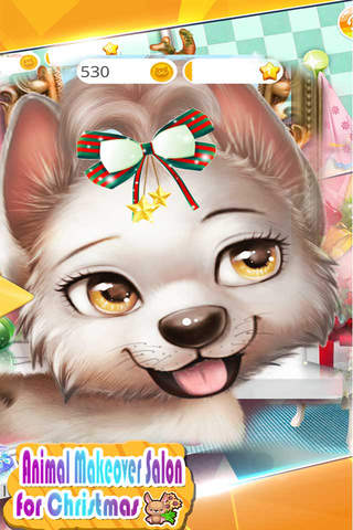 Animal Makeover Salon for Christmas－BabyGames screenshot 3