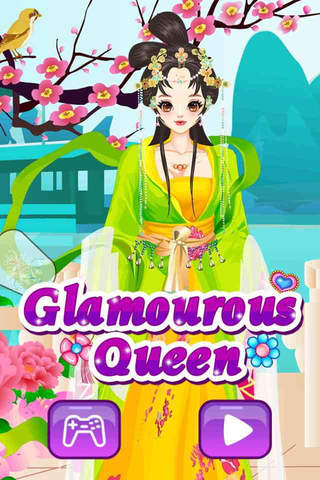 Glamourous Queen - Ancient Fashion Chinese Beauty Dress Up Salon, Girl Games screenshot 2