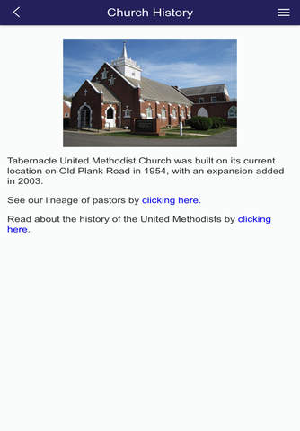 Tabernacle UMC screenshot 2