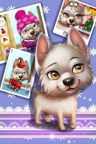 圣诞动物美发沙龙-时尚发型设计模拟游戏宝宝益智 screenshot 2