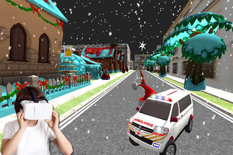 VR Real Ambulance Parking Mania Pro - city rescue simulation game 2016 screenshot 3