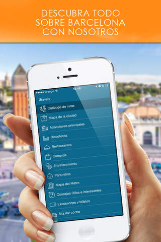 FREE Barcelona Audio Guide iTravely, Best Audioguide Barcelona with offline city map screenshot 4