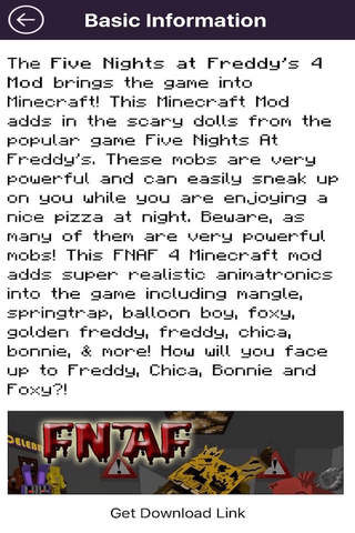 FNAF Mod for Minecraft PC screenshot 2