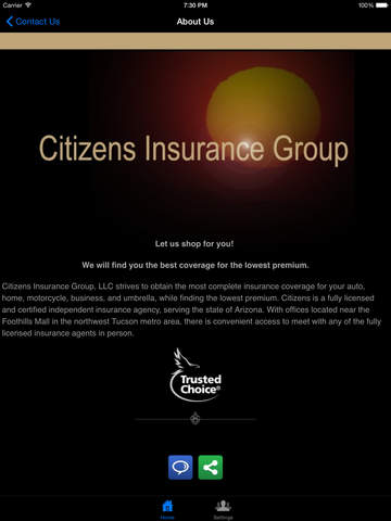 Citizens Insurance Group HD screenshot 3