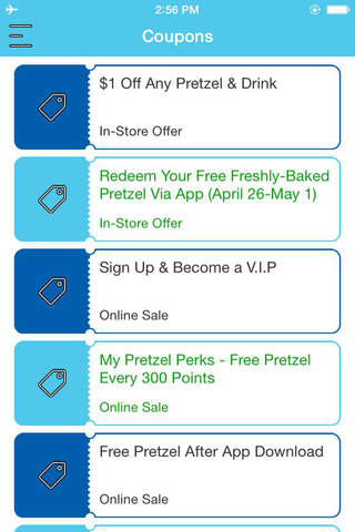 Coupons for Auntie Anne's screenshot 2