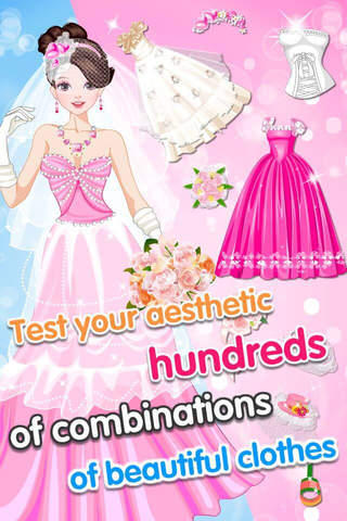 Prince and Princess Wedding - Girls Beauty and Fashion Game,Makeup, Dress up and Makeover Game screenshot 2