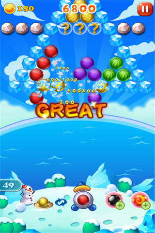 糖果樱桃传奇游戏：不正常的小丸子糖果工厂滑雪大冒险 screenshot 3