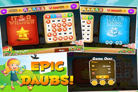 Bingo Estate - Lucky Animal Edition With Multiple Daubs screenshot 2