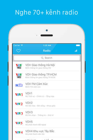 Đọc tin tức mới nhất từ Zing.vn (Zing News) và nghe radio VOV, VOH, ... screenshot 3