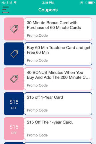 Coupons for Tracfone screenshot 2