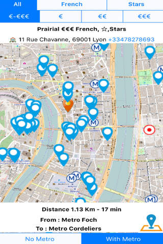 English Menu in Lyon - Offline Maps screenshot 2