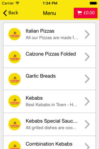 Topkapi Kebab Worksop screenshot 3