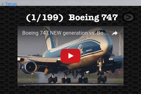 Great Aircrafts - Boeing 747 Edition Photos and Video Galleries FREE screenshot 3