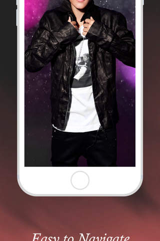 Musical Wallpapers For Justin Bieber Edition screenshot 3
