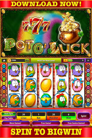 777 Classic Casino:Slots Game Chicken screenshot 3