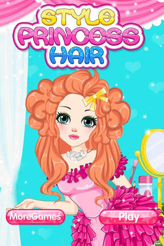Style Princess Hair - Makeover&Dress Up Games for Girls screenshot 2