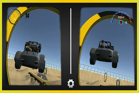 VR Desert Speed Racing Car Rally Free screenshot 3