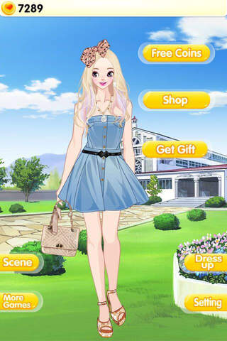 Color Hair Girl - Fashion Beauty Makeup Diary, Kids Games screenshot 3