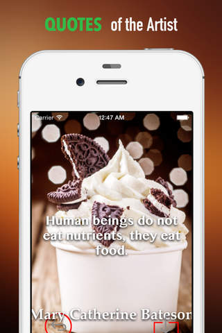 Ice Cream Wallpapers HD: Quotes Backgrounds with Art Pictures screenshot 4