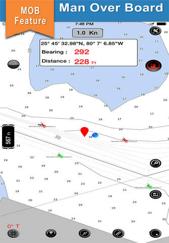 South Africa offline nautical charts for boating cruising and fishing screenshot 4