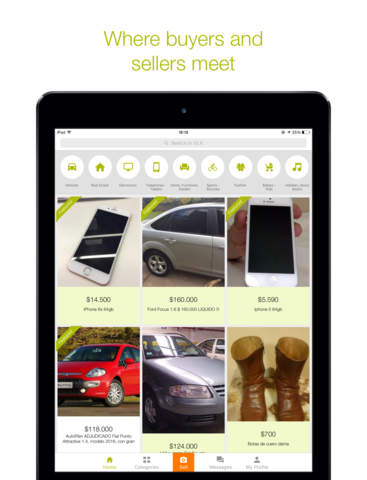 Screenshots of OLX Free Classifieds for iPad