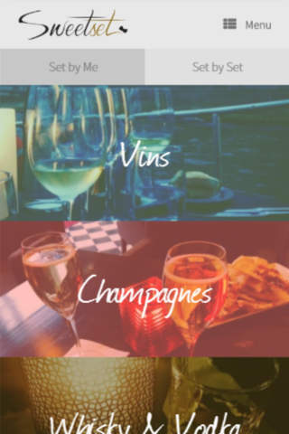 Sweetset - Livraison express de vins/champagnes/spiritueux à domicile ou au bureau screenshot 2