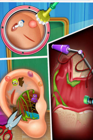 Cute Baby's Ear Salon - Girls Surgeon Simulator/Celebrity Clinic Operation Games screenshot 3