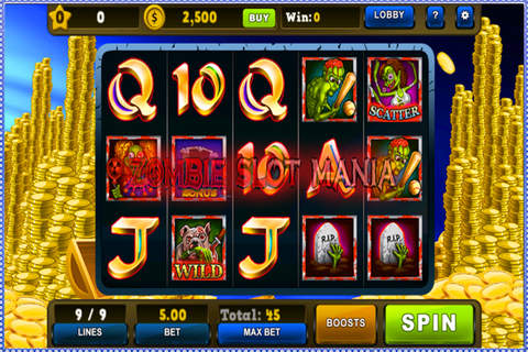 Free Zombie Slot-A Casino Game Machines! screenshot 4