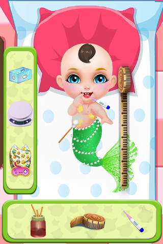 Mermaid Girl's Baby Born screenshot 3