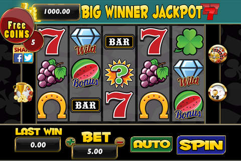 Aaron Big Winner Jackpot - Slots - Roulette - Blackjack 21 screenshot 2