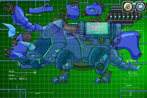 恐龙世界三角龙-恐龙快打益智游戏拼图游戏 screenshot 2