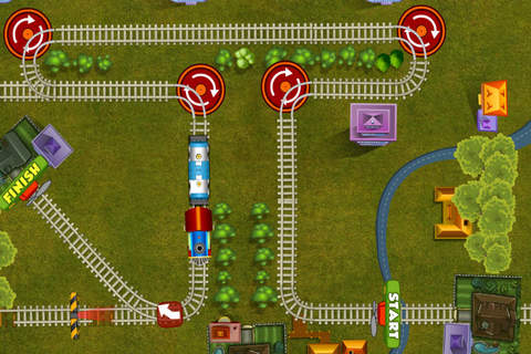 Train Rail Planner - Funny Cartoon Train screenshot 3