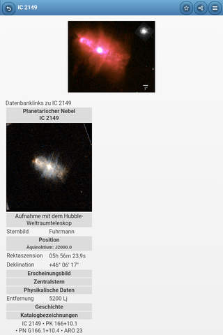 Planetary nebulae screenshot 2