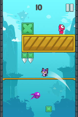 Kitty Baby Jump - Atsume screenshot 2