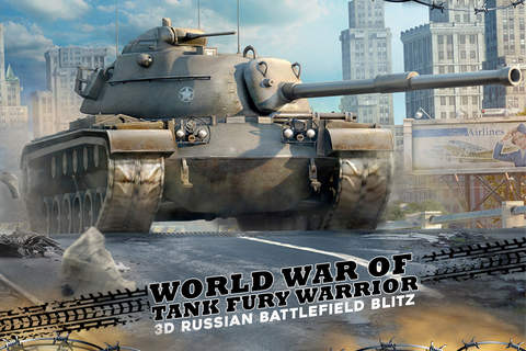 World war of Tank Fury Warrior- 3D Russian Battlefield blitz screenshot 4
