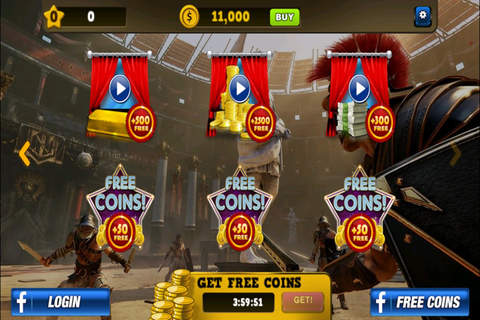 Warrior of Rome Jackpot - The Best Progressive Casino Slot! Play Offline Free screenshot 4