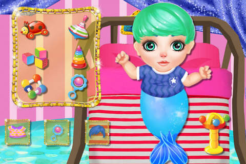 Mermaid Baby Surgery Salon Care - Fairy Beauty Pregnancy Tracker /Infant Design And Nurse Games screenshot 3