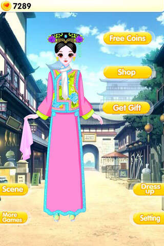 Beauty Princess Palace - Ancient Fashion Chinese Doll Loves Dressing Up Salon, Girl Games screenshot 3
