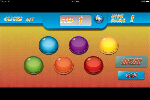 大脑记忆球-记住颜色球的闪动,依次点击顺序 screenshot 2