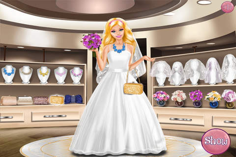芭比公主买婚纱 - 宝贝来了 公主 跑酷 爱安吉 巴士 乐小宝养成游戏 screenshot 3