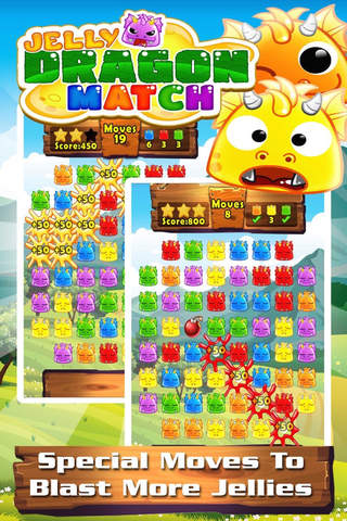 Color Blast - Connect Three Tiny Monsters screenshot 2