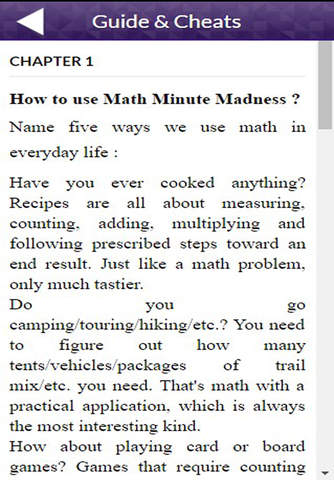 App Guide for Math Minute Madness screenshot 2