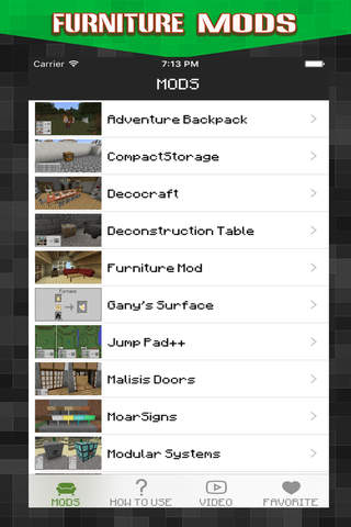 FURNITURE MODS for Minecraft Game - Best Wiki & Game Tools for Minecraft PC Edition screenshot 2