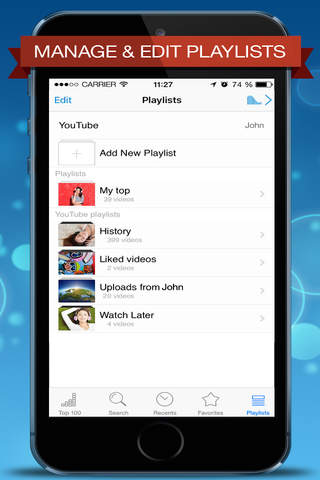 Music Player Free for YouTube - Playlist Manager screenshot 3