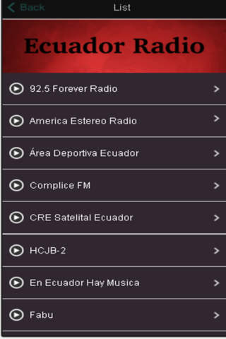 Ecuador Radio Emisoras screenshot 2