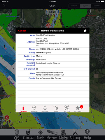 Galicia GPS Nautical Chart Pro screenshot 2