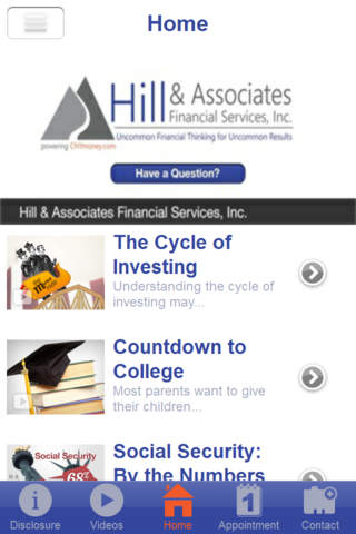 Hill & Associates Financial Services, Inc. screenshot 2