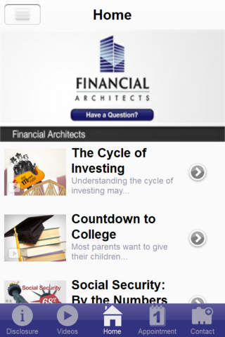 Financial Architects screenshot 2
