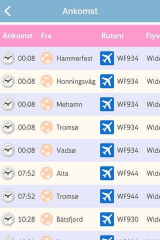 Kirkenes Lufthavn Flytider Flight Status screenshot 3